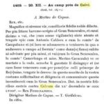 Le missive da Calvi del Re Ferdinando I