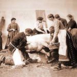 La macellazione del maiale e le scorte di cibo